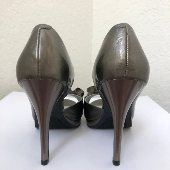 Carlos Santana Open Toe Dress Pumps Size 7 - Picture 3 of 7